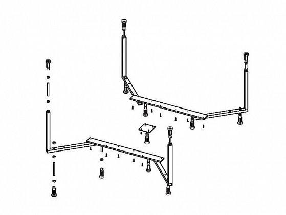 Каркас для ванны акриловой - купить в интернет магазине в Москве