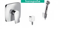 Гигиенический душ Hansgrohe Metris 31456000 - фото 115756