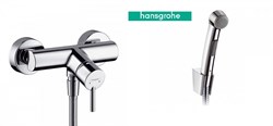 Гигиенический душ с настенным смесителем Hansgrohe Talis S2 32640000 хром - фото 115861