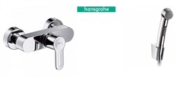 Гигиенический душ с настенным смесителем Hansgrohe Metropol S Hansgrohe 14661000 - фото 115910