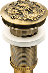 Донный клапан Bronze de luxe 21984 бронза - фото 116169