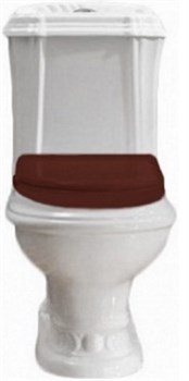 Унитаз-компакт CEZARES KING PALACE CZR-163-T+CZR-237-T+CZR-163-W-S-Br с деревянной крышкой микролифт 20692 - фото 136178