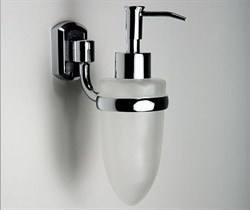 Дозатор для жидкого мыла стеклянный, 160 млl WasserKraft Oder K-3099 - фото 136690
