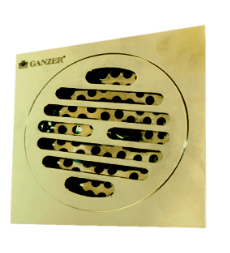 Душевой трап Ganzer T 001,вертикальный с обратным клапаном 10см*10см - фото 169028