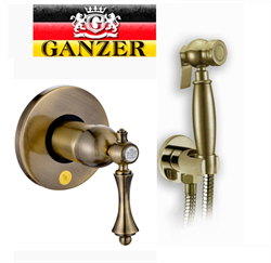 Гигиенический душ скрытого монтажа GANZER SEVERIN GZ 770552014D бронза - фото 181830