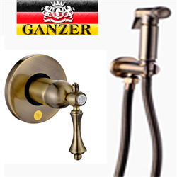 Гигиенический душ скрытого монтажа GANZER SEVERIN GZ 77055D бронза - фото 181844