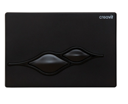Клавиша смыва Creavit Ufo GP1002.01 цвет черный матовый - фото 186027