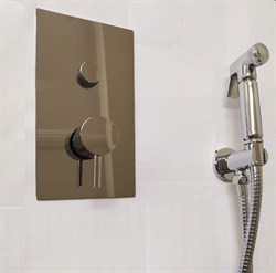 Гигиенический душ скрытого монтажа с термостатом Ganzer Termo GZ201155055 - фото 187168