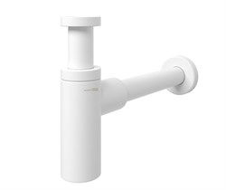Сифон для раковины WasserKraft Mindel A150  белый матовый - фото 202086