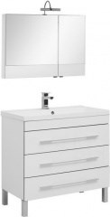 Комплект мебели для ванной Aquanet Верона NEW 90 белый (напольный 3 ящика) - фото 209686