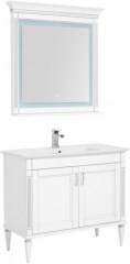 Комплект мебели для ванной Aquanet Селена 105 белый/серебро (2 дверцы) - фото 209698