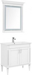 Комплект мебели для ванной Aquanet Селена 90 белый/серебро - фото 209701
