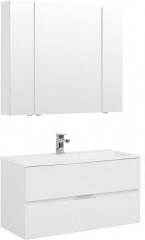 Мебель для ванной Aquanet Алвита 100 белый - фото 209745