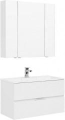 Мебель для ванной Aquanet Алвита 90 белый - фото 209761