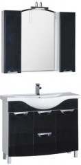 Мебель для ванной Aquanet Асти 105 б/к черный - фото 209767