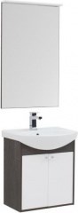 Мебель для ванной Aquanet Грейс 60 дуб кантербери/белый (2 дверцы) - фото 209849