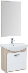 Мебель для ванной Aquanet Грейс 65 дуб сонома/белый (1 ящик) - фото 209854