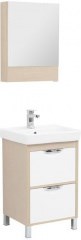 Мебель для ванной Aquanet Гретта 55 New светлый дуб (2 ящика) - фото 209864