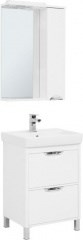 Мебель для ванной Aquanet Гретта 60 New белый (2 ящика) - фото 209866