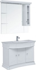 Мебель для ванной Aquanet Греция NEW 110 белый/серый - фото 209894