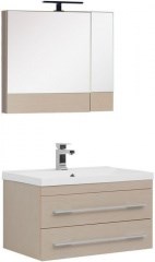 Мебель для ванной Aquanet Нота NEW 75 светлый дуб (камерино) - фото 210033