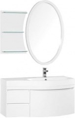 Мебель для ванной Aquanet Опера 115 R белый (3 ящика) - фото 210041