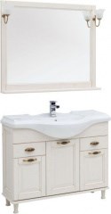 Мебель для ванной Aquanet Тесса Декапе 105 жасмин/золото - фото 210141