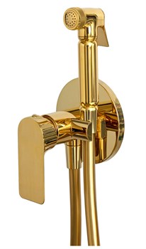 Гигиенический душ скрытого монтажа Remer SHUT OFF I65DO золото - фото 213711