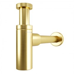 Сифон для раковины WasserKraft A170 золото матовое - фото 215537