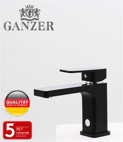 Смеситель для раковины Ganzer STEFAN GZ 12014-C черный/хром - фото 226179