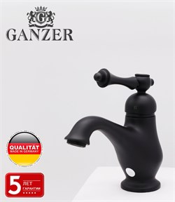 Смеситель для раковины Ganzer SILESTIS GZ 77011-C черный матовый - фото 226548