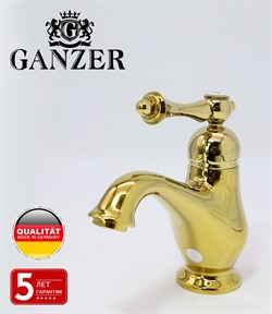 Смеситель для раковины Ganzer SILESTIS GZ 77011-E золото - фото 226569