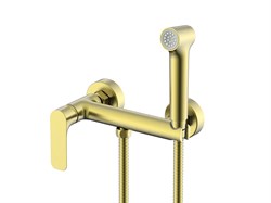 Гигиенический душ с настенным смесителем Raglo R03.51.03 золото матовое - фото 235494