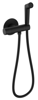 Гигиенический душ скрытого монтажа с термостатом Raglo R23.56.06 черный матовый - фото 235682