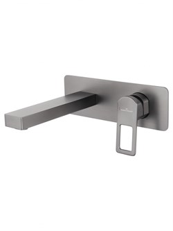 Смеситель для раковины скрытого монтажа WONZON & WOGHAND FRAME WW-88869010-BGM графит 44357 - фото 252831