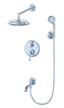 Душевая система встраиваемая WONZON & WOGHAND STEAM WW-88939008-CR Хром 44413 - фото 253160
