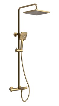 Душевая система с термостатом KAISER Serio 05382-3 золото матовое 44649