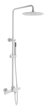 Душевая система с термостатом KAISER Serio 05382-4 белая матовая 44650