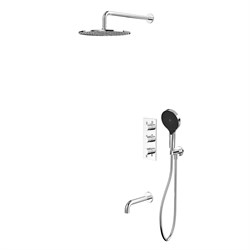 Душевая система с термостатом скрытого монтажа WHITECROSS Y YSET11TOPCR (хром) 44697