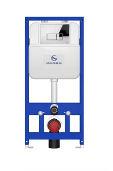 Инсталляция для унитаза с кнопкой для смыва Grocenberg GS3050-KP3070CR хром 44737