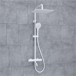 Душевая система с термостатом Wasserkraft Thermo A188.163.155.WM белая матовая 44770