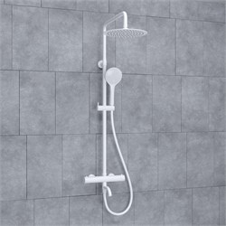 Душевая система с термостатом Wasserkraft Thermo A188.257.155.WM белая матовая 44771