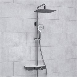 Душевая система с термостатом Wasserkraft Thermo A113.118.127.CH хром 44794