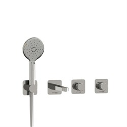 Смеситель скрытого монтажа для ванны с душем Wasserkraft Mosel A4651.293.295.271.087.127 хром 44815