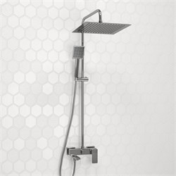 Душевая система со смесителем Wasserkraft A177.118.141.010.CH хром 44858