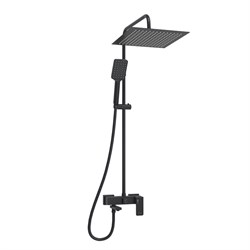 Душевая система со смесителем Wasserkraft Abens A277.162.130.BM черная матовая 44863