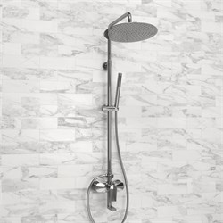 Душевая система со смесителем Wasserkraft A166.116.137.010.CH хром 44873