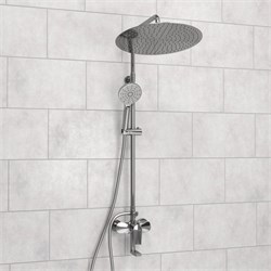 Душевая система со смесителем Wasserkraft A166.117.127.087.CH хром 44874