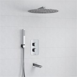 Душевая система скрытого монтажа с термостатом WasserKraft Thermo A178644 хром 44936