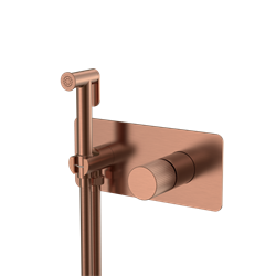 Гигиенический душ скрытого монтажа Boheme STICK BRUSHED BRONZE 127-BRB.3 брашированная бронза 44951
